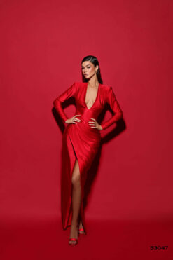 Vestido de Fiesta y Festera modelo 53047 de Lucía 1990 en Valencia.