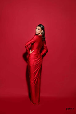 Vestido de Fiesta y Festera modelo 53047 de Lucía 1990 en Valencia.