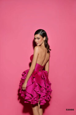 Vestido de Fiesta y Festera modelo 53066 de Lucía 1990 en Valencia.