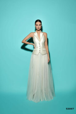 Vestido de Fiesta y Festera modelo 53097 de Lucía 1990 en Valencia.