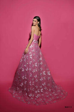 Vestido de Fiesta y Festera modelo 53111 de Lucía 1990 en Valencia.