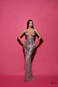 Vestido de Fiesta y Festera modelo 53114 de Lucía 1990 en Valencia.