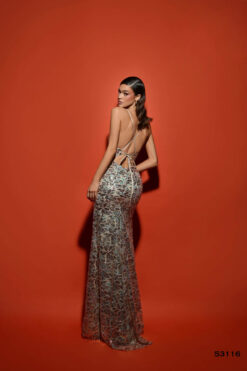 Vestido de Fiesta y Festera modelo 53116 de Lucía 1990 en Valencia.