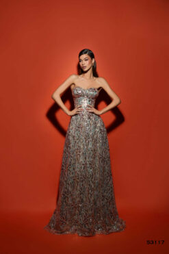 Vestido de Fiesta y Festera modelo 53117 de Lucía 1990 en Valencia.