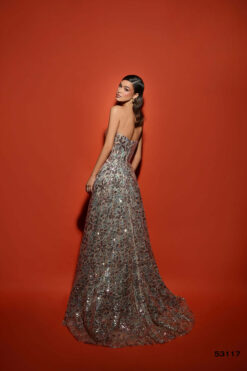 Vestido de Fiesta y Festera modelo 53117 de Lucía 1990 en Valencia.