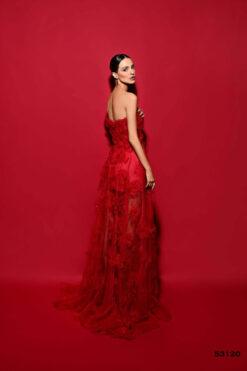 Vestido de Fiesta y Festera modelo 53120 de Lucía 1990 en Valencia.