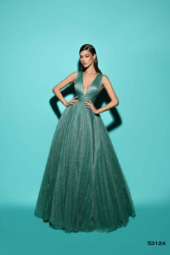 Vestido de Fiesta y Festera modelo 53124 de Lucía 1990 en Valencia.