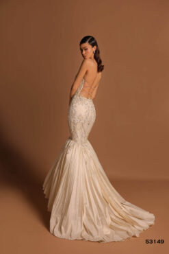 Vestido de Fiesta y Festera modelo 53149 de Lucía 1990 en Valencia.