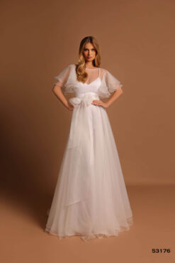 Vestido de Fiesta y Festera modelo 53176 de Lucía 1990 en Valencia.