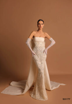 Vestido de Fiesta y Festera modelo 53177 de Lucía 1990 en Valencia.