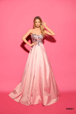 Vestido de Fiesta y Festera modelo 53201 de Lucía 1990 en Valencia.