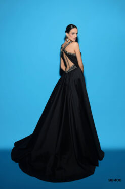 Vestido de Fiesta y Festera modelo 98406 de Lucía 1990 en Valencia.