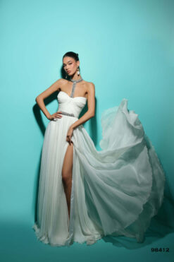 Vestido de Fiesta y Festera modelo 98412 de Lucía 1990 en Valencia.