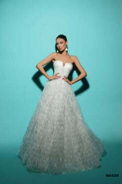 Vestido de Fiesta y Festera modelo 98428 de Lucía 1990 en Valencia.