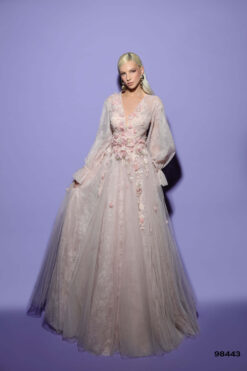 Vestido de Fiesta y Festera modelo 98443 de Lucía 1990 en Valencia.