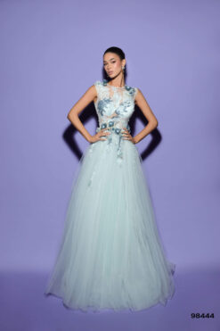 Vestido de Fiesta y Festera modelo 98444 de Lucía 1990 en Valencia.