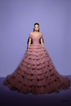 Vestido de Fiesta y Festera modelo 98474 de Lucía 1990 en Valencia.