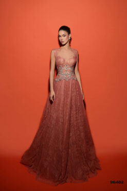 Vestido de Fiesta y Festera modelo 98482 de Lucía 1990 en Valencia.