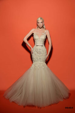 Vestido de Fiesta y Festera modelo 98484 de Lucía 1990 en Valencia.