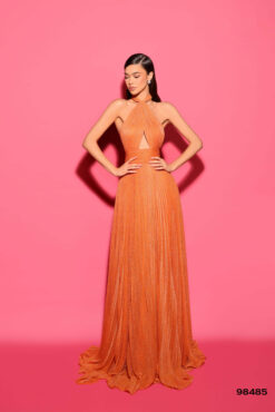 Vestido de Fiesta y Festera modelo 98485 de Lucía 1990 en Valencia.