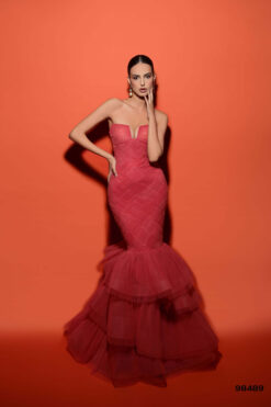 Vestido de Fiesta y Festera modelo 98489 de Lucía 1990 en Valencia.