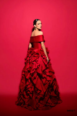 Vestido de Fiesta y Festera modelo 98527 de Lucía 1990 en Valencia.