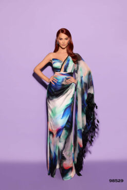 Vestido de Fiesta y Festera modelo 98529 de Lucía 1990 en Valencia.