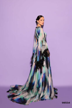 Vestido de Fiesta y Festera modelo 98534 de Lucía 1990 en Valencia.