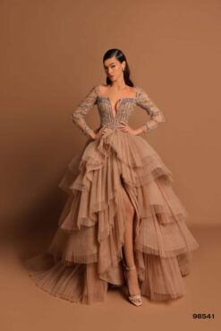 Vestido de Fiesta y Festera modelo 98541 de Lucía 1990 en Valencia.