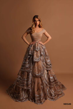 Vestido de Fiesta y Festera modelo 98548 de Lucía 1990 en Valencia.