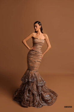 Vestido de Fiesta y Festera modelo 98556 de Lucía 1990 en Valencia.