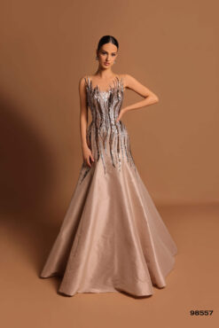 Vestido de Fiesta y Festera modelo 98557 de Lucía 1990 en Valencia.